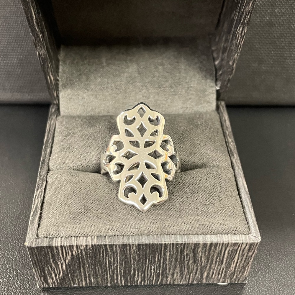 Extremely Rare James Avery Long Openwork Lattice … - image 1